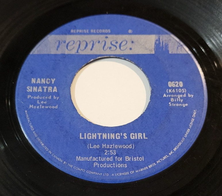 Nancy Sinatra – Lightning's Girl / Until It's For You To Go 45 RPM Record 7"