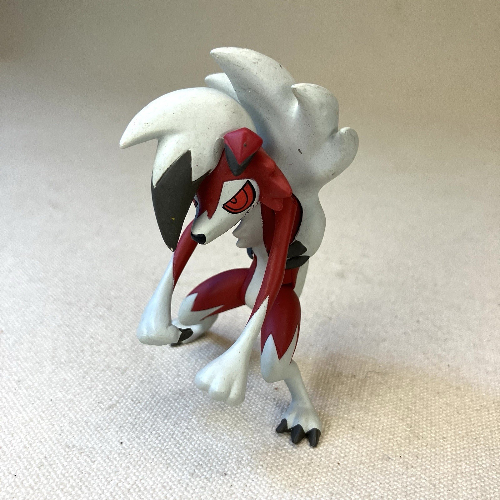 Pokemon LYCANROC Midnight Form Figura Giocattolo Posabile: 2017 Tomy