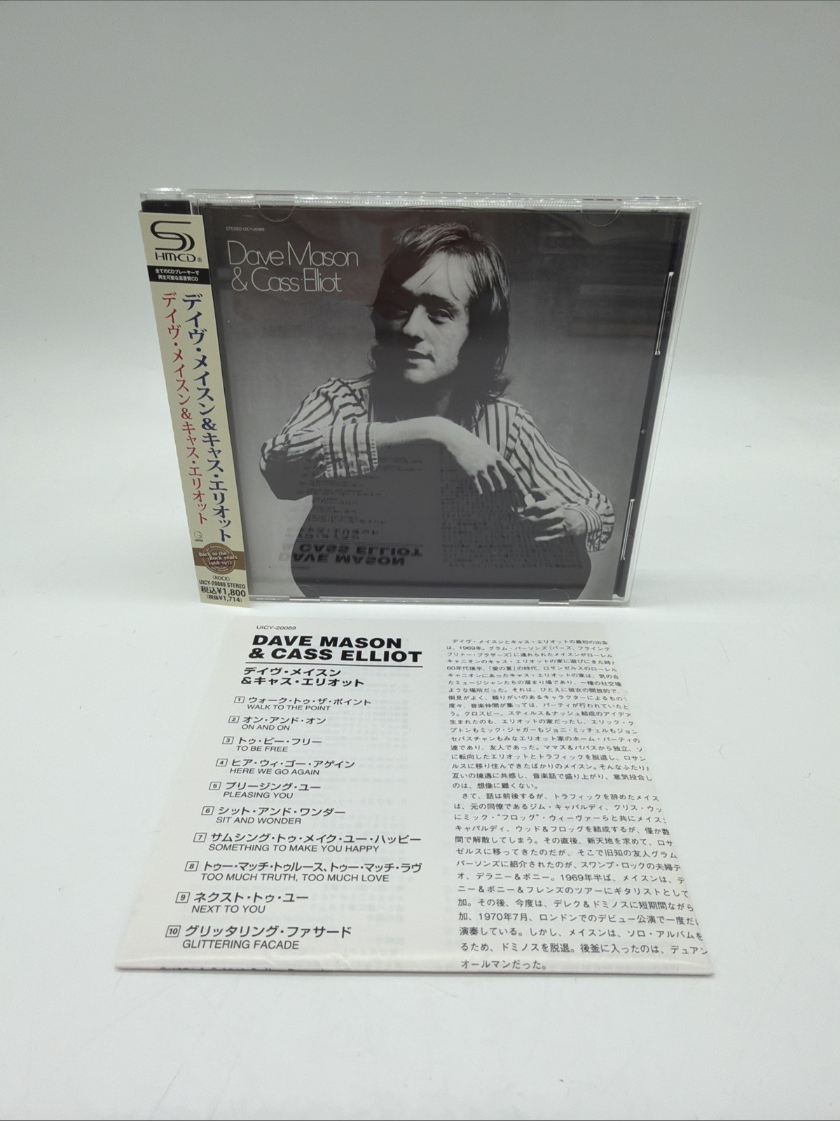 Dave Mason & Cass Elliot SHM-CD ( CD, Japan, +obi) UICY-20089 Rock