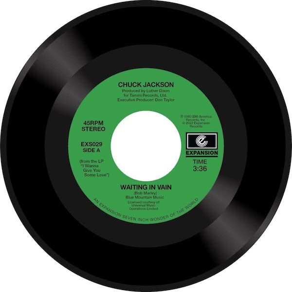 CHUCK JACKSON Waiting In Vain / No Tricks - New Modern Soul 45 (Expansion) Vinyl