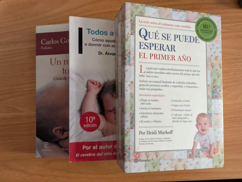 Lote 3 libros básicos primer año del bebé