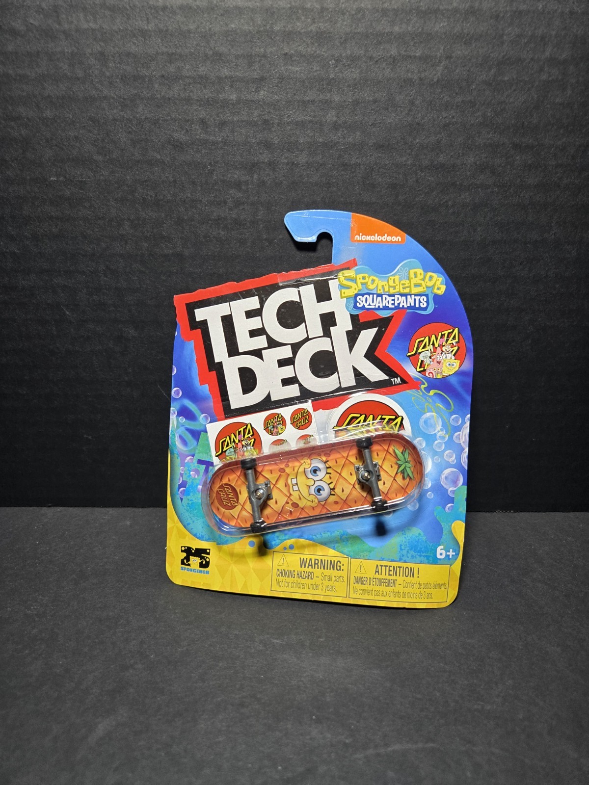 Tech Deck Giallo Spongebob Ananas Pantaloni Quadrati Santa Cruz Tastiera 