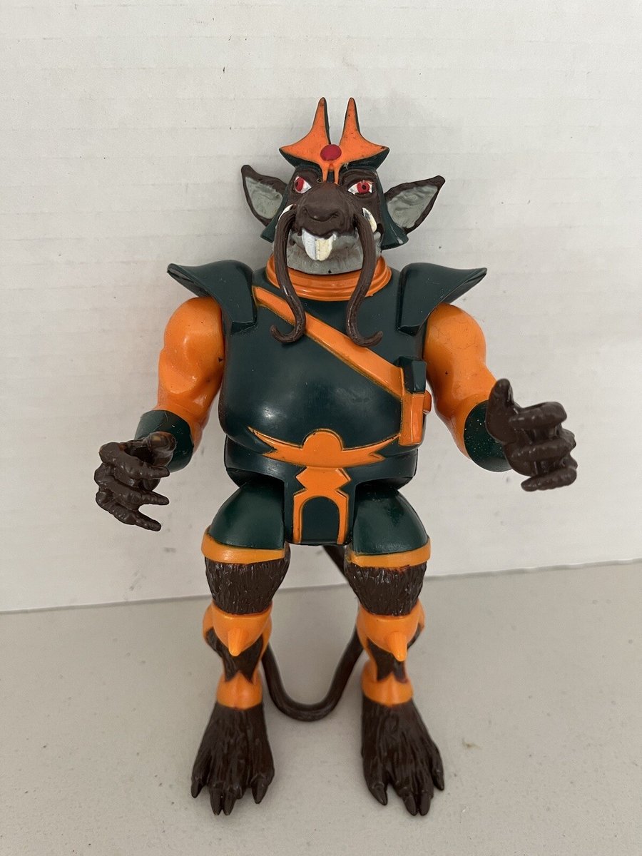 Modellino giocattolo vintage anni 80 Thundercats Ratar-O Rat Figure Telepix LJN