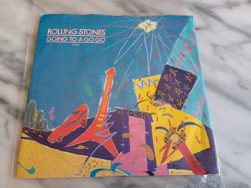 Single 7" The Rolling Stones Going To A Go Go ( Live )