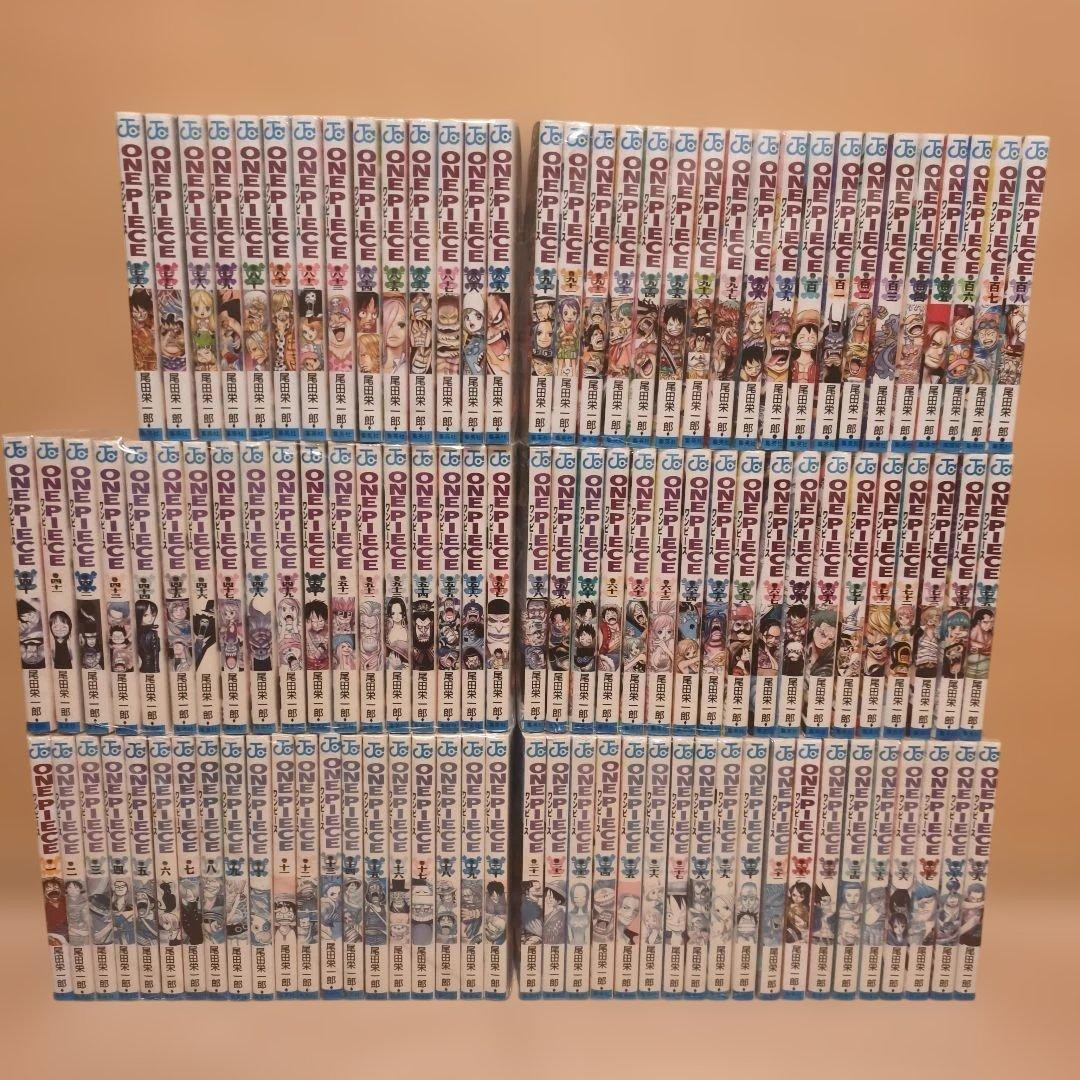 ONE PIECE Manga Set Vol.1-108 Eiichiro Oda Fumetti Giapponesi Jump Set Completo