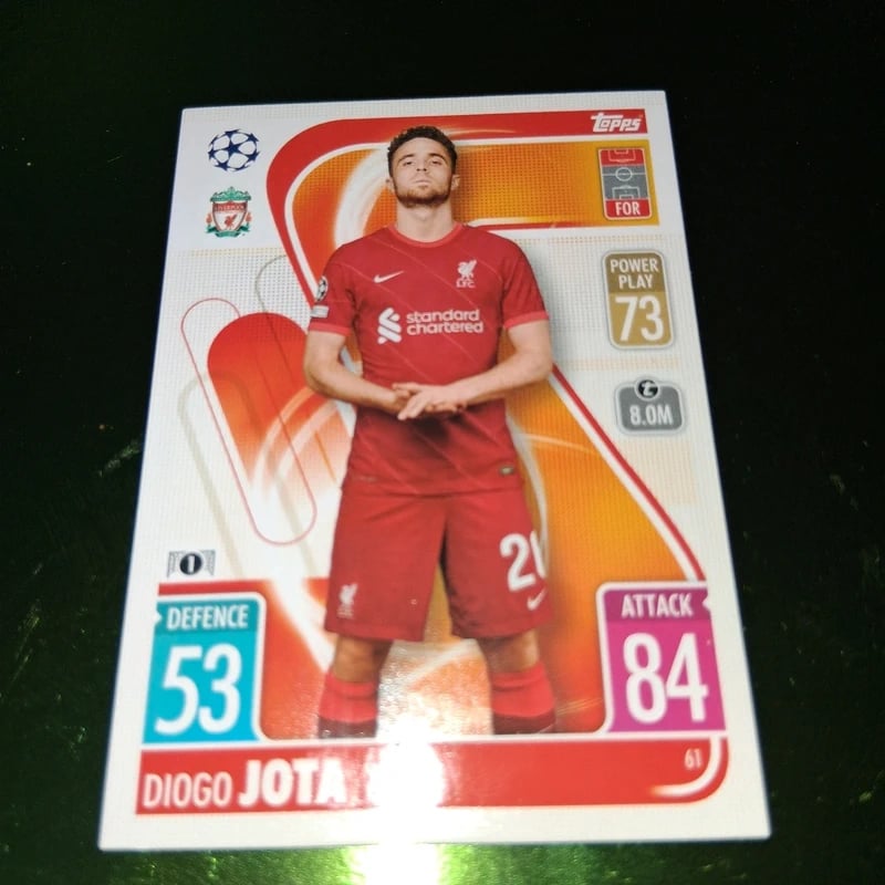 Carta Topps Diogo Jota  Liverpool