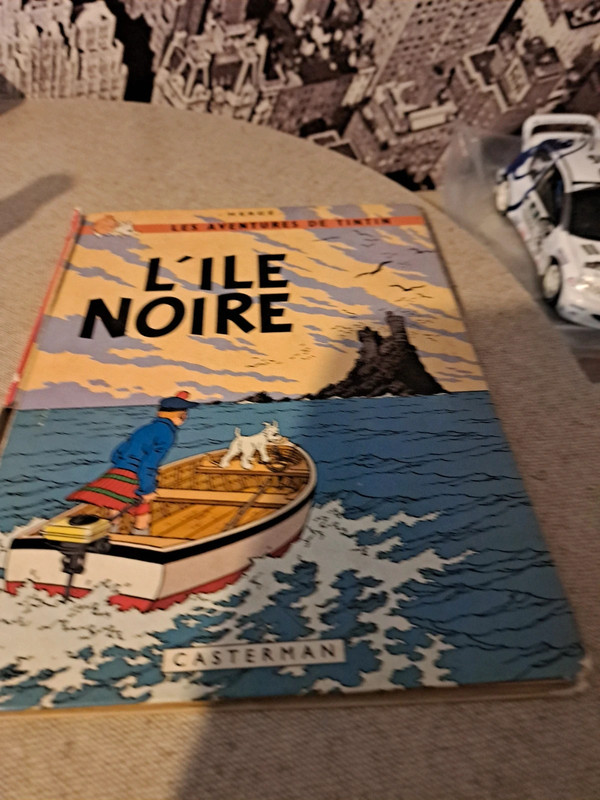 tintin l ile noire vintage