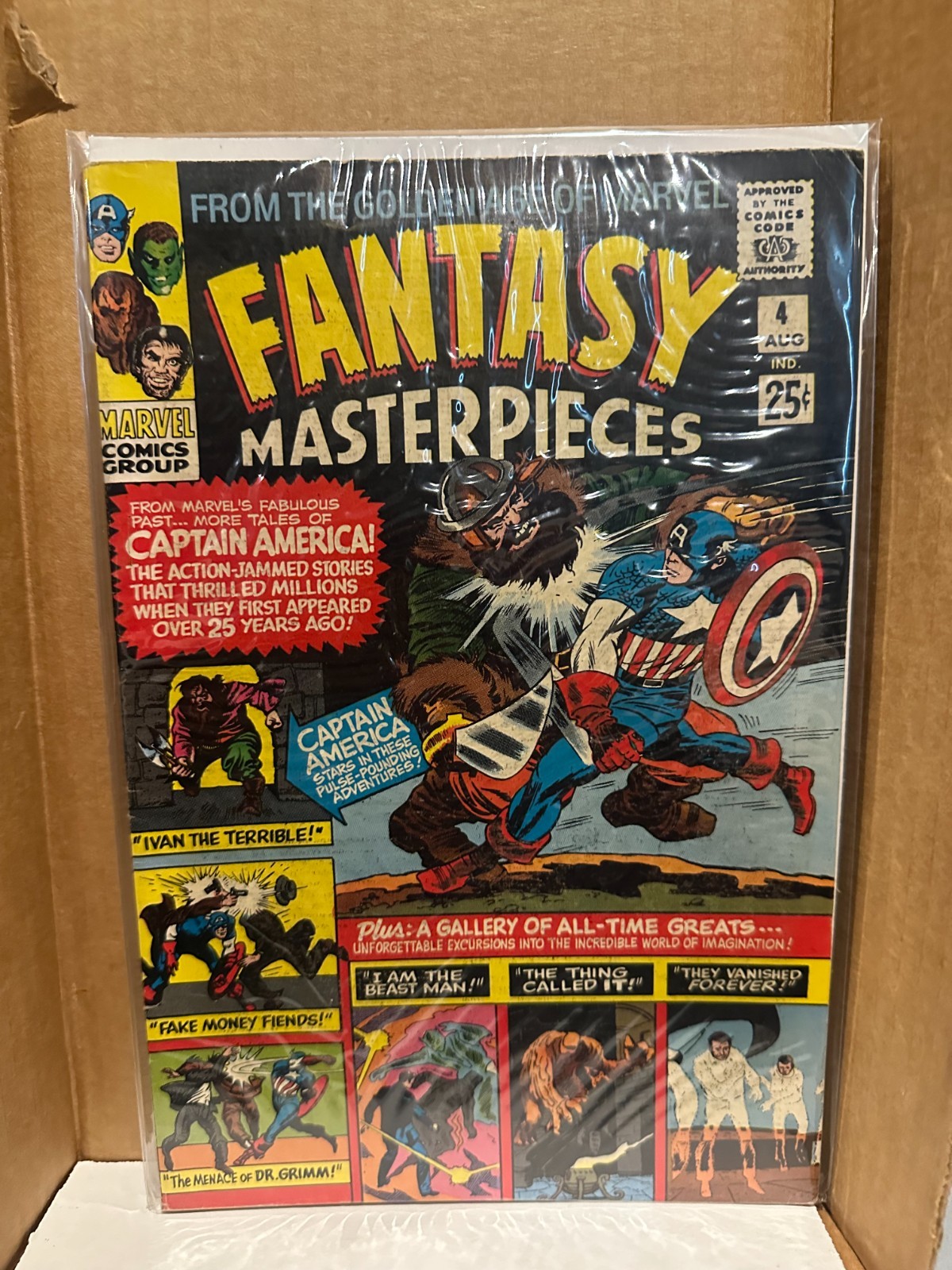 Fantasy Masterpieces #4 (Marvel Comics August 1966)
