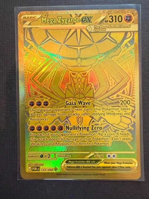 Mega Zygarde EX 124/088 Secret Rara Full Art Foil HP 310 Inglese