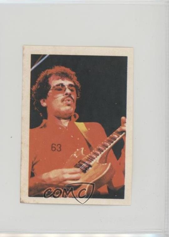 1980 Empacadora Reyauca Pop Festival Stickers Carlos Santana #63 0w6