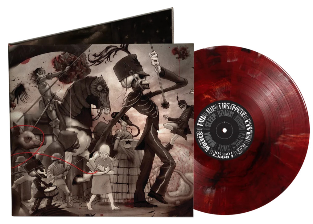 My Chemical Romance Black Parade LP Phoenix Exclusive Red Black Marble Vinyl