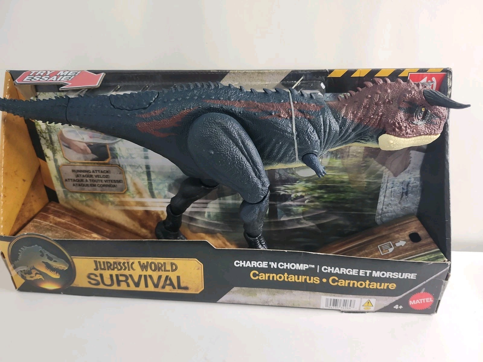 Mattel Jurassic World Survival Carnotaurus Carica N Chomp