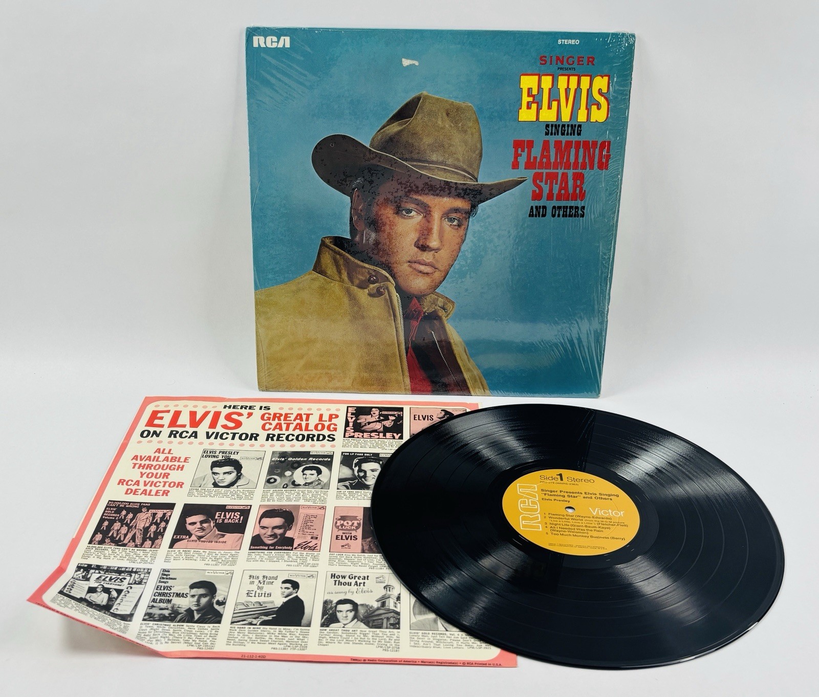 Elvis Presley PRS-279 Singer Presents LP Original Shrink Wrap No Photo 1968