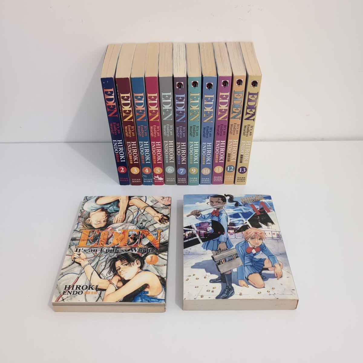 Eden: It's an endless world! Vol.1-7/9-14 English Dark Horse Manga Hiroki Endo