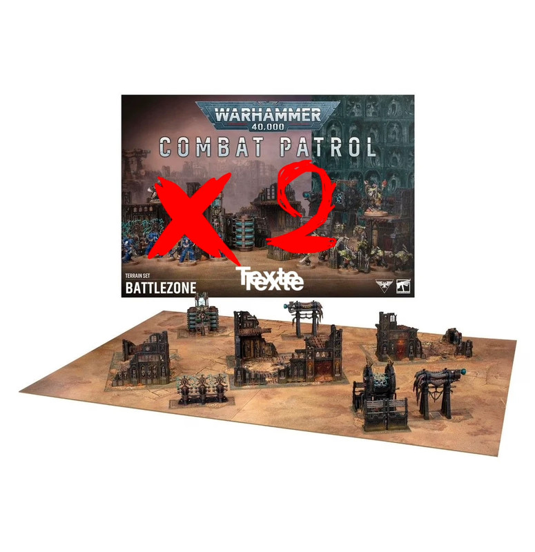 "Warhammer 40k 40000 terrain v11 table complète neuve sur grappe "