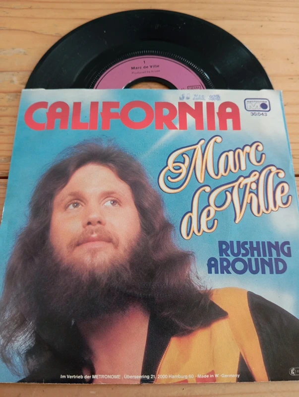 Marc De Ville - California (7", Single)