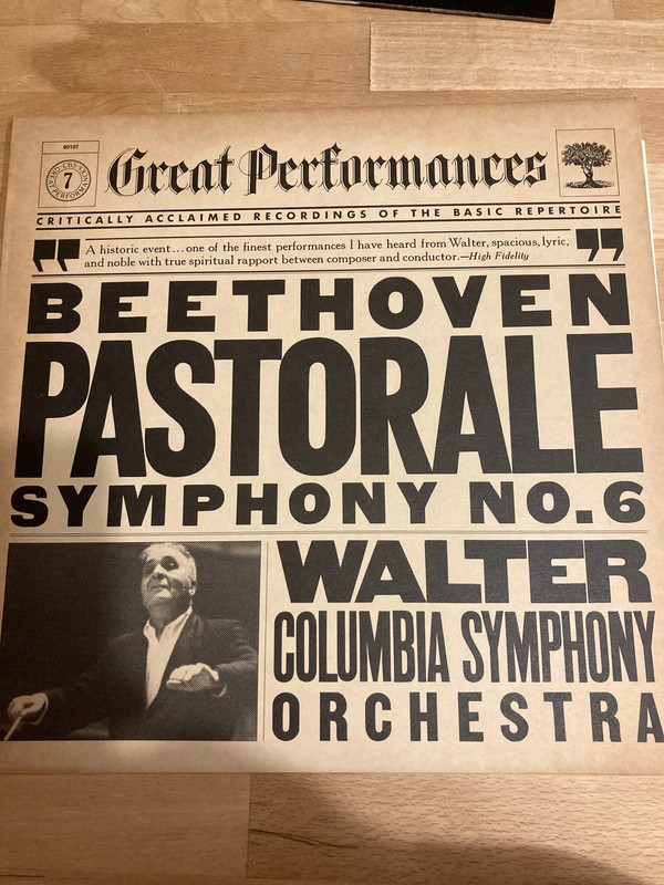 Beethoven, pastorale Simphony numero sei, Walter