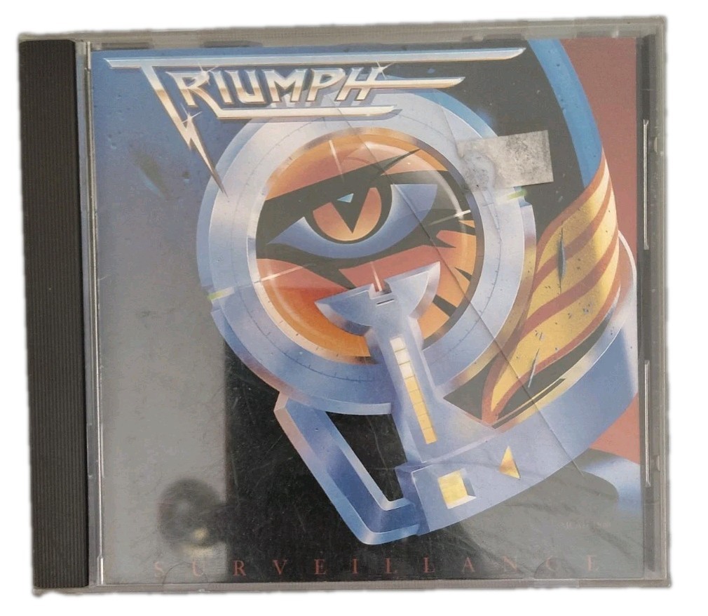 TRIUMPH Surveillance CD Original 1987 MCA Records Hard Rock Metal