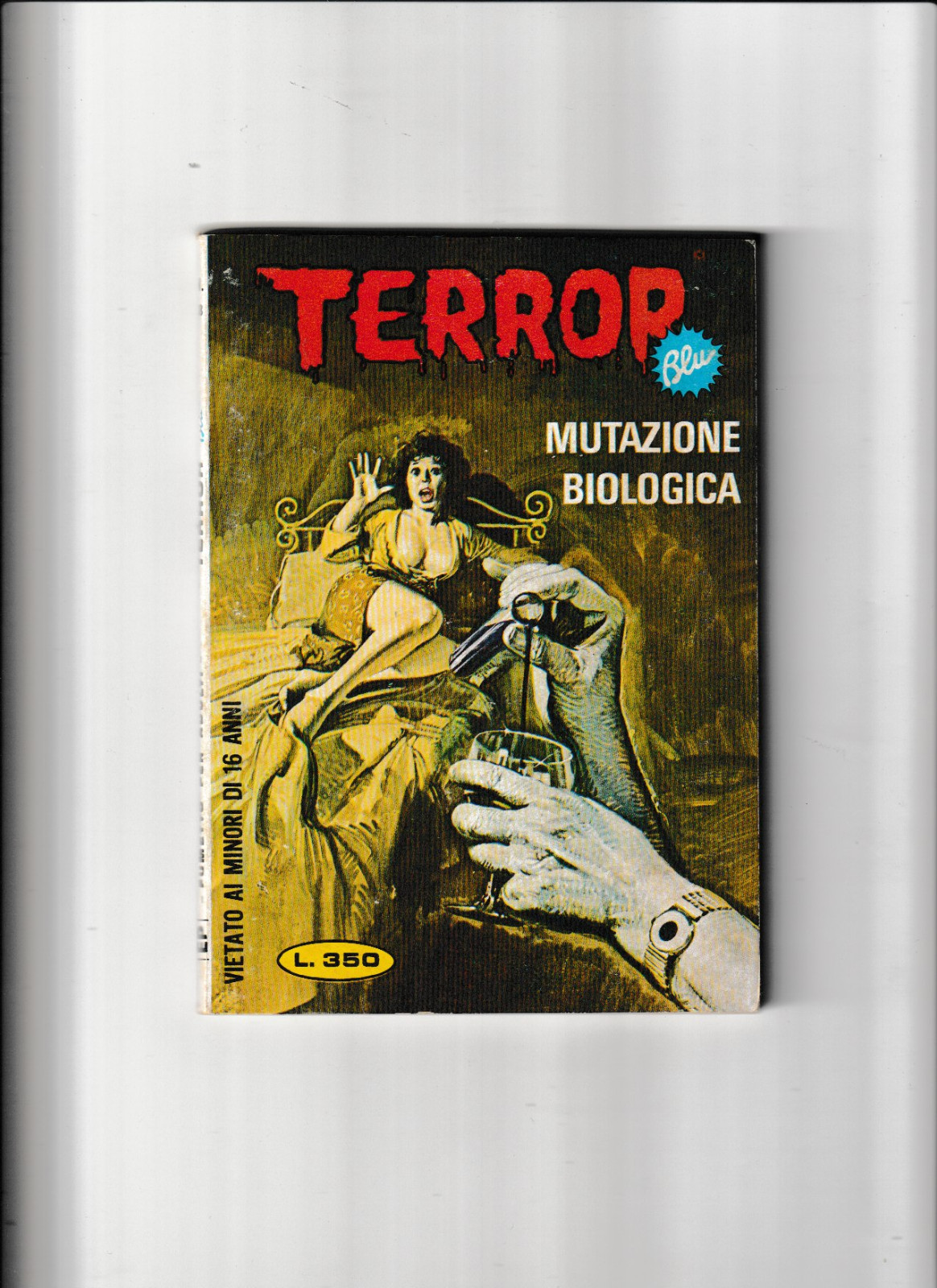 fumetto horror erotico terror blu numero 38 ediperiodici 1978