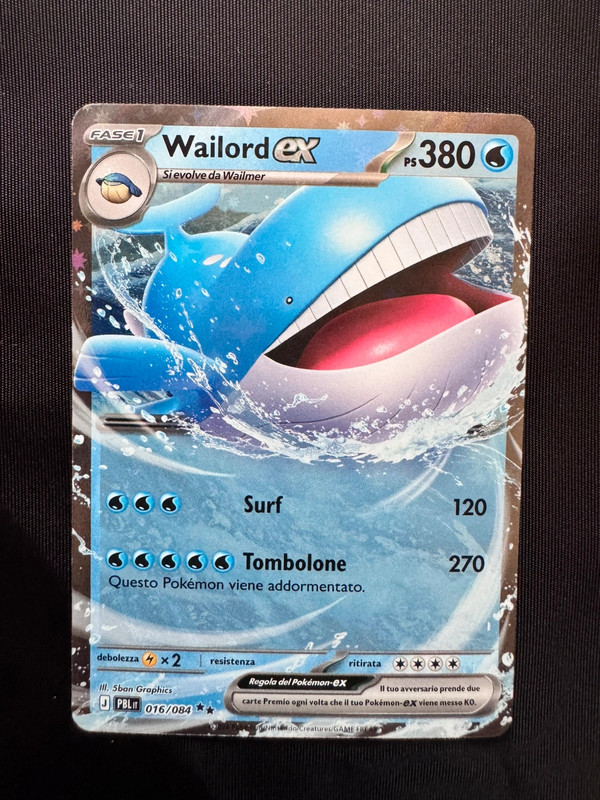 Wailord EX PBL 016