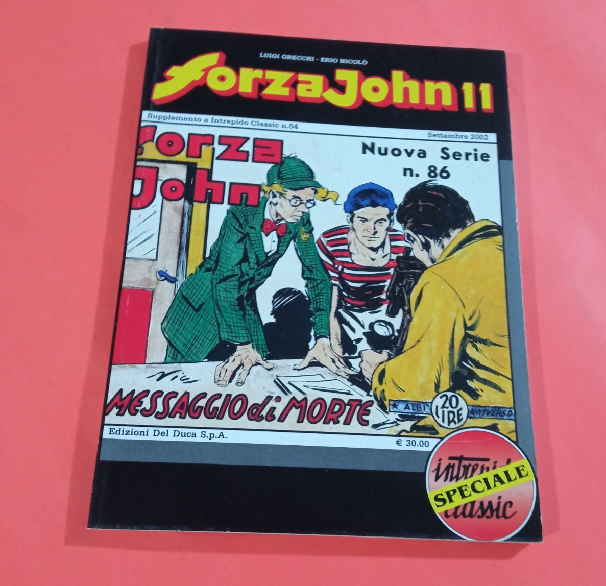 INTREPIDO CLASSIC 86 ? 54 ED.UNIVERSO-FORZA JOHN 11 MESSAGGIO DI MORTE OTTIMO