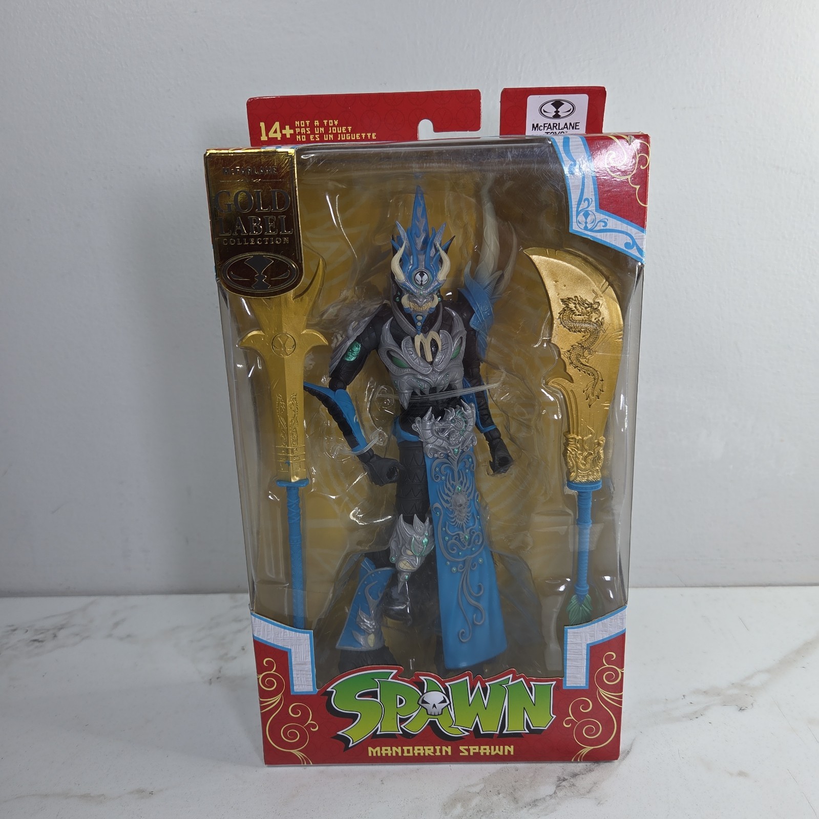 McFarlane Toys Mandarin Spawn 7 inch Figure New in Box Gold Label Collection