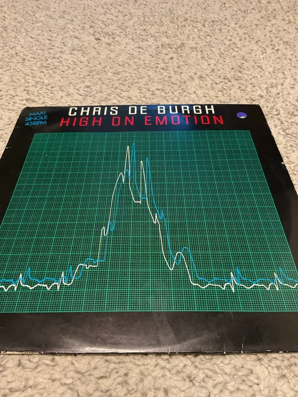 Chris de burgh high on emotion maxi 45 tours vinyle