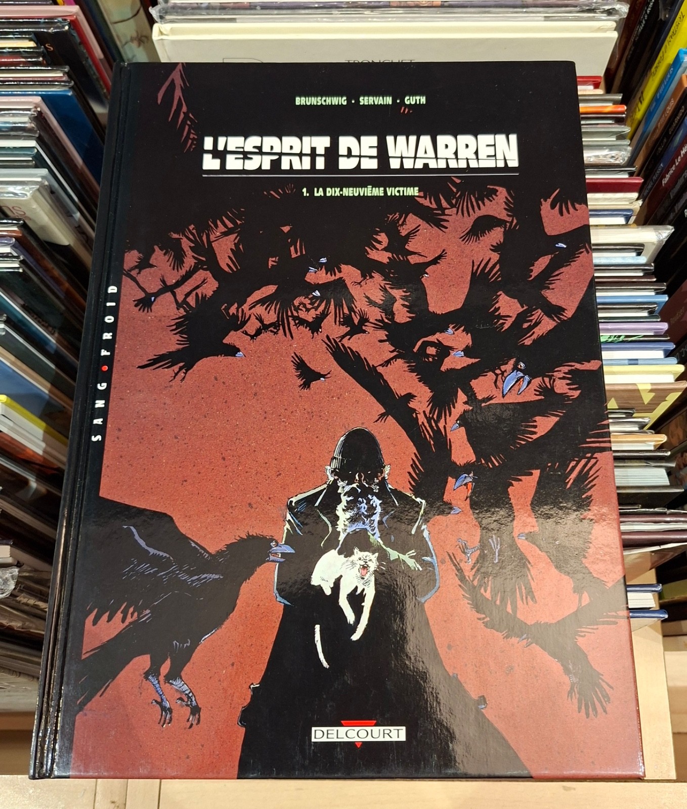 L'Esprit de Warren _ Servain - Brunschwig _ E.O. Delcourt 1996 / Dédicacé !