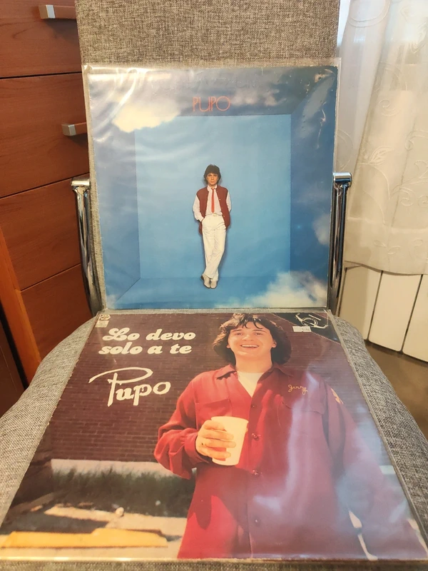 Lotto LP Pupo - cieli Azzurri - lo devo solo a te.