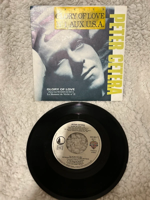 Vinyle 45 tours Peter cetera glory of love
