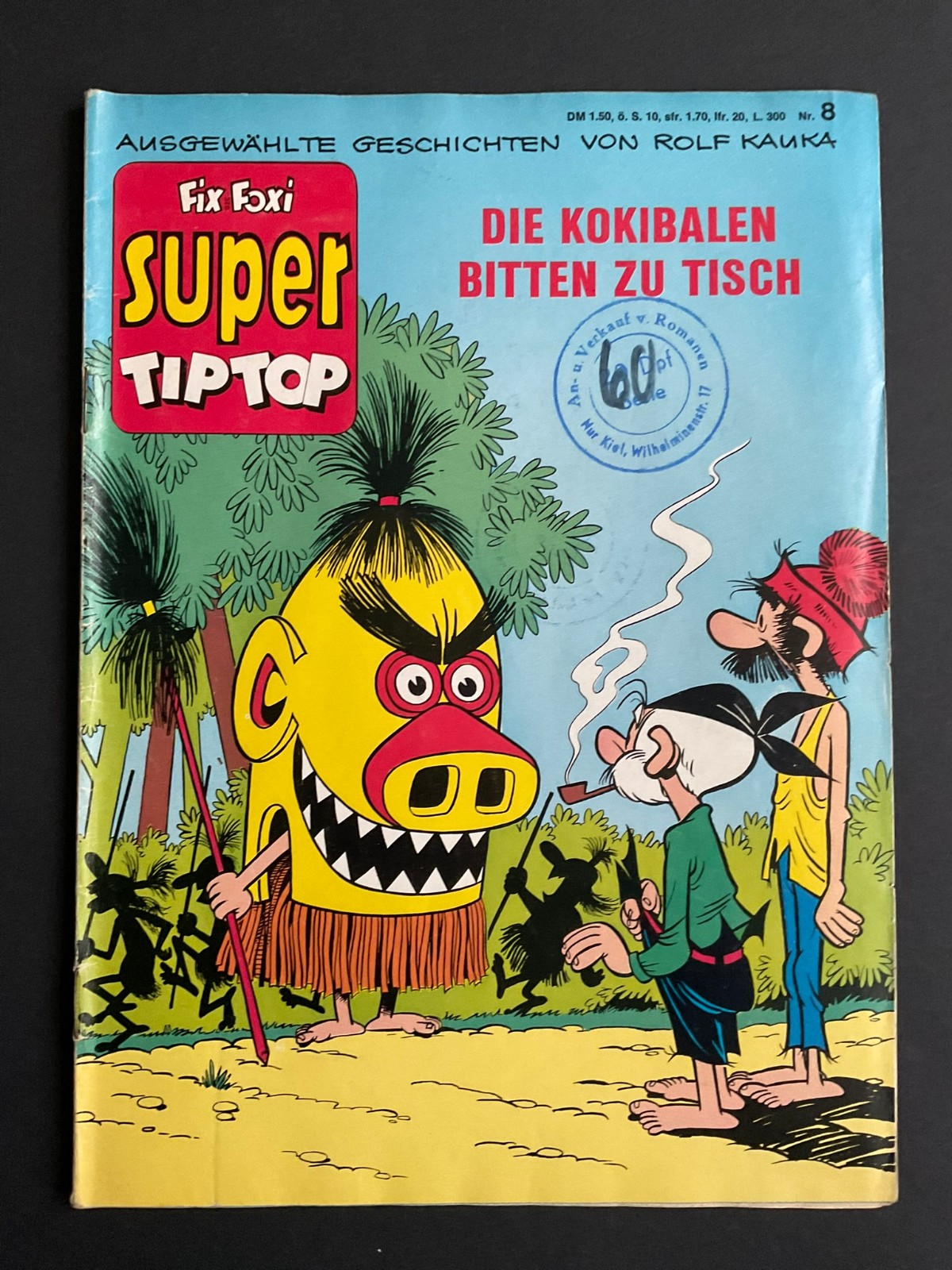 SUPER TIP TOP, n. 8, Old Nick (barba nera), GEVACUR 1968