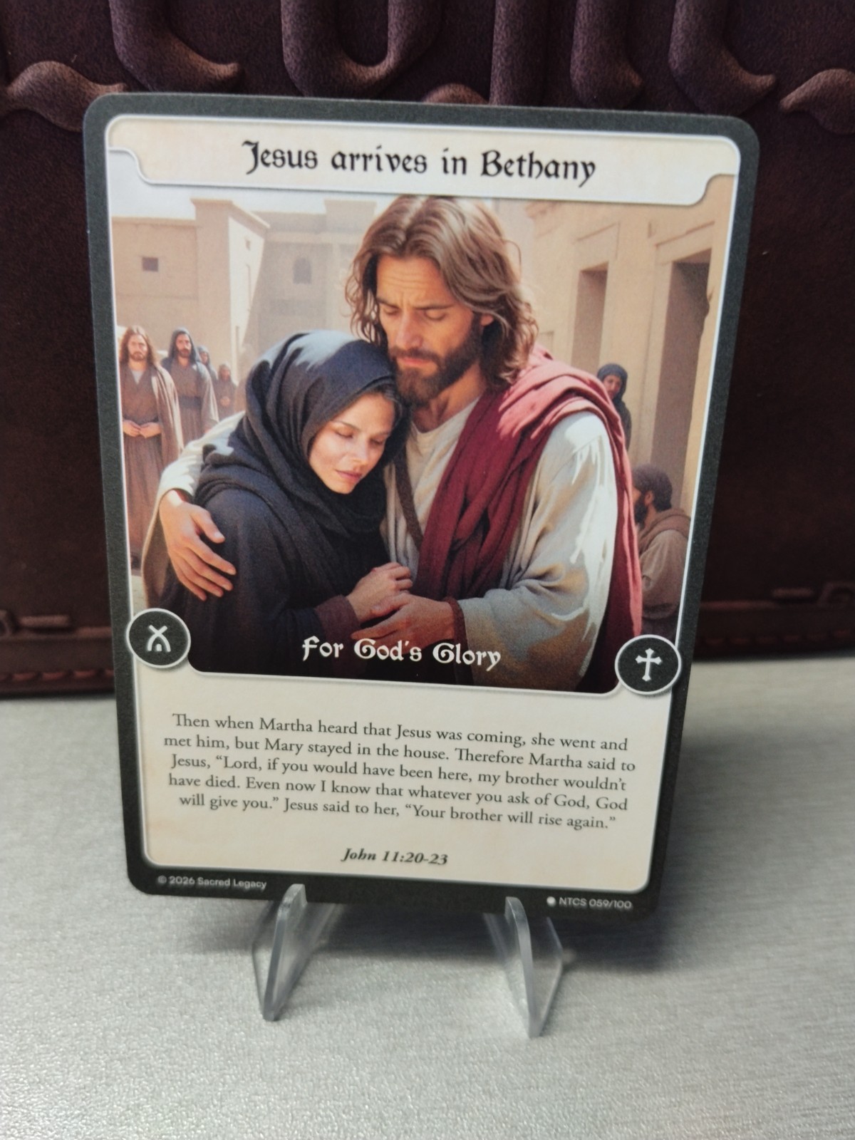 Sacred Legacy 2026 059/100 Jesus arrives in bethany