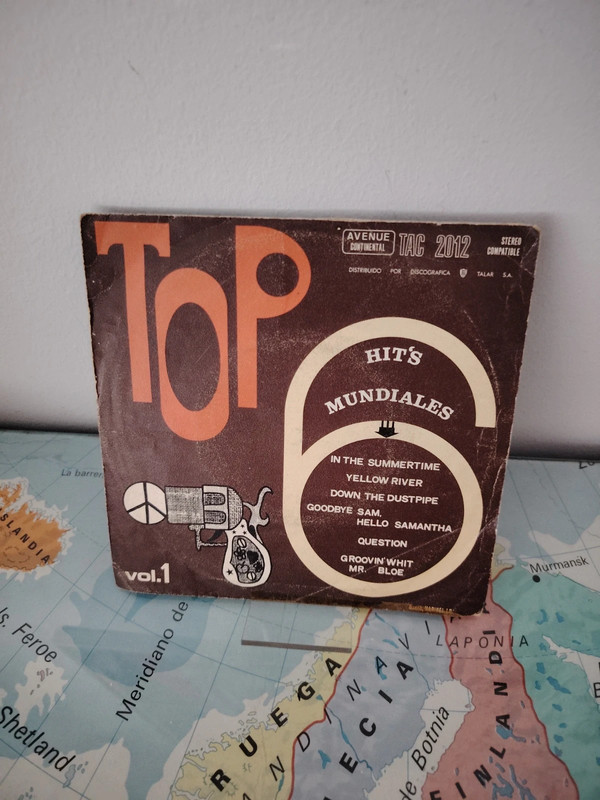 Vinilo Top 6 Hits Mundiales Vol.1