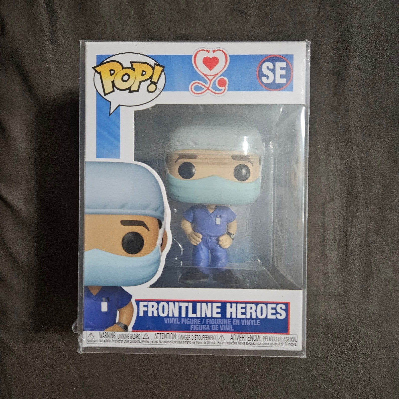 Funko Pop Frontline Heroes SE Figura in Vinile Maschio Medico Infermiere Medico Scrub 2020