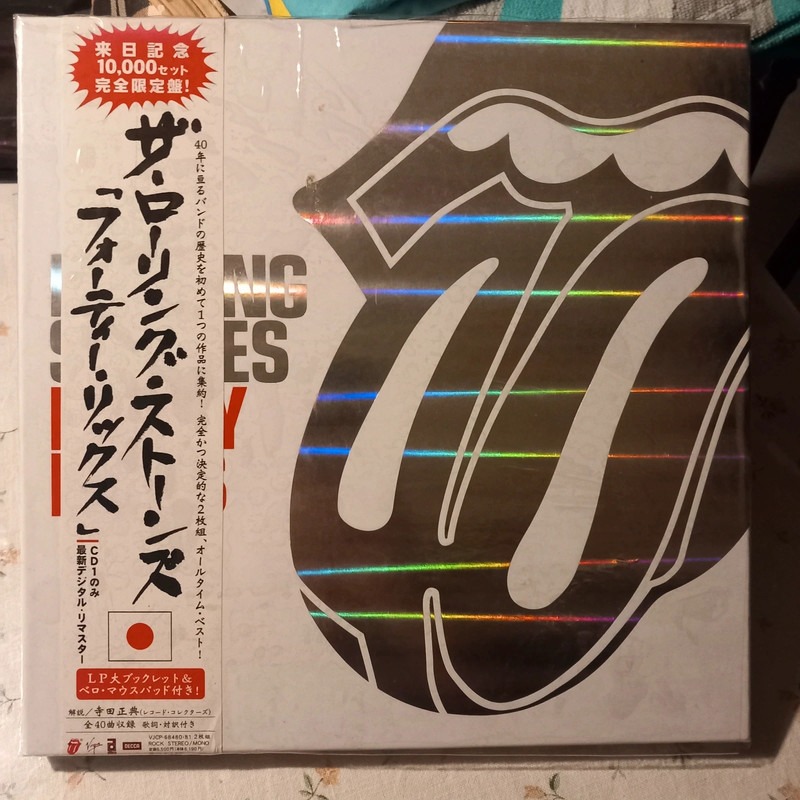 Rolling stonehenge forty licks  box japan