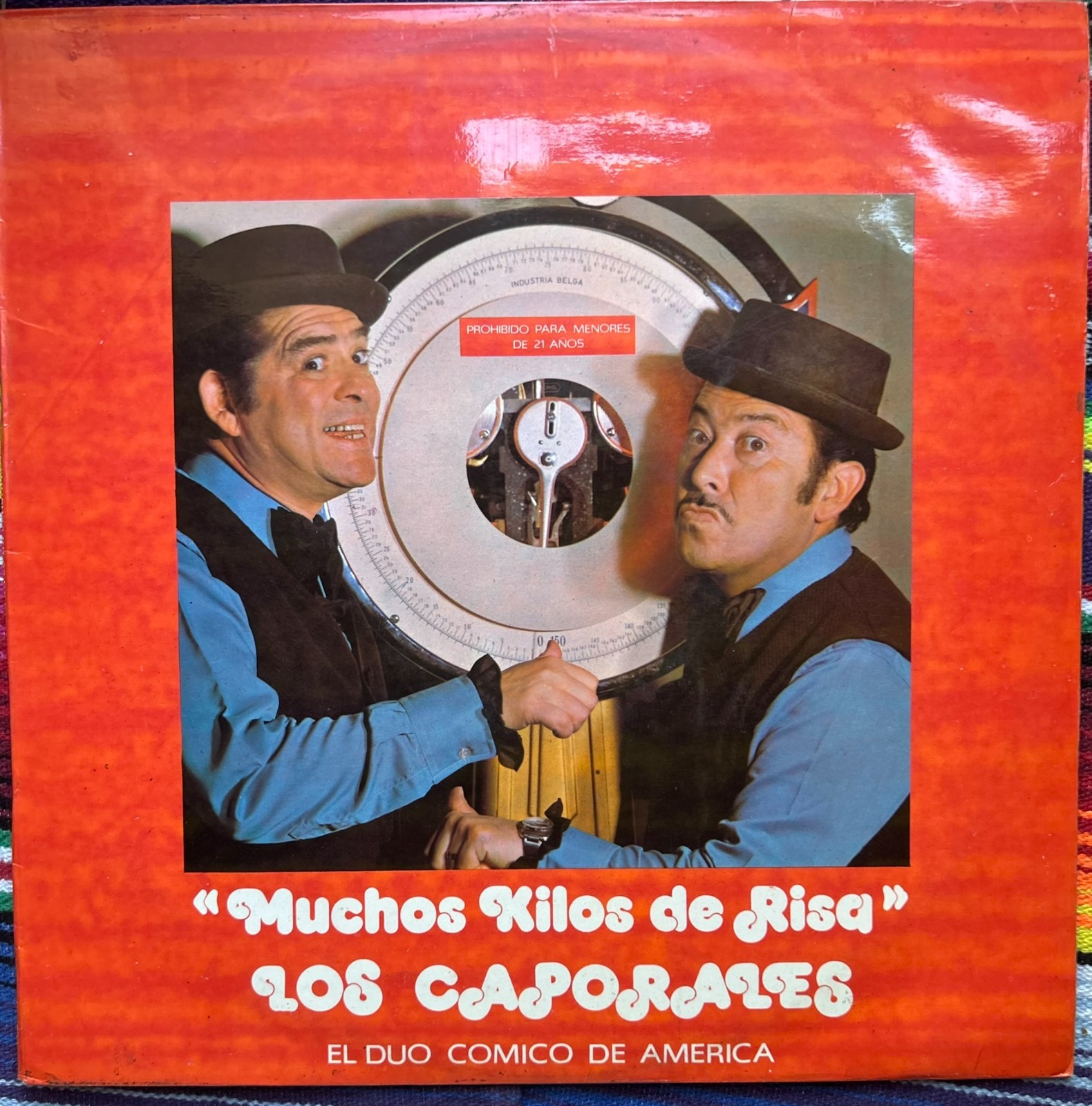 Los Caporales "Muchos Kilos de Risa" Vinyl Record LP