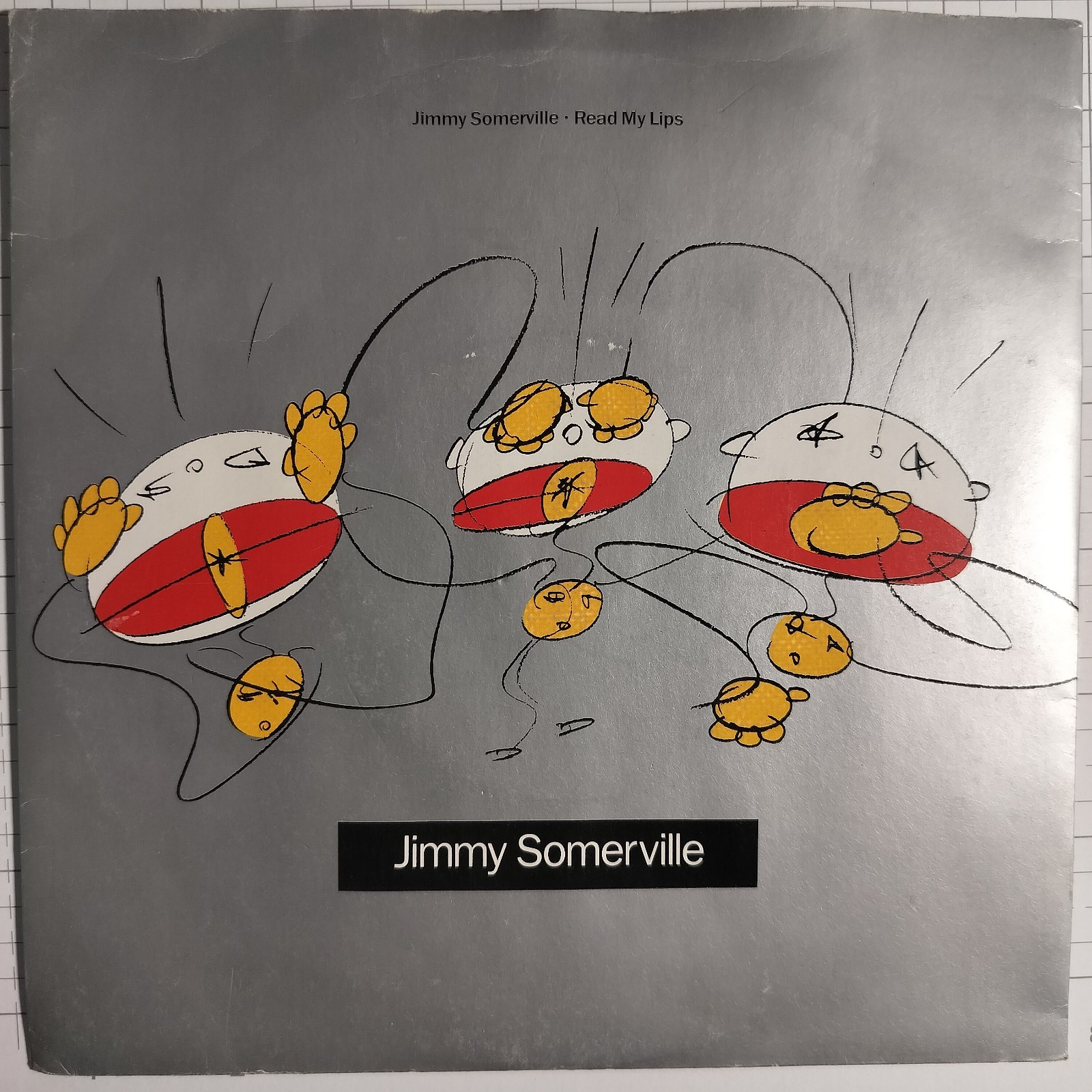 Jimmy Somerville 7" Vinyl - Read My Lips Single (Art Sleeve, Silver Injection)