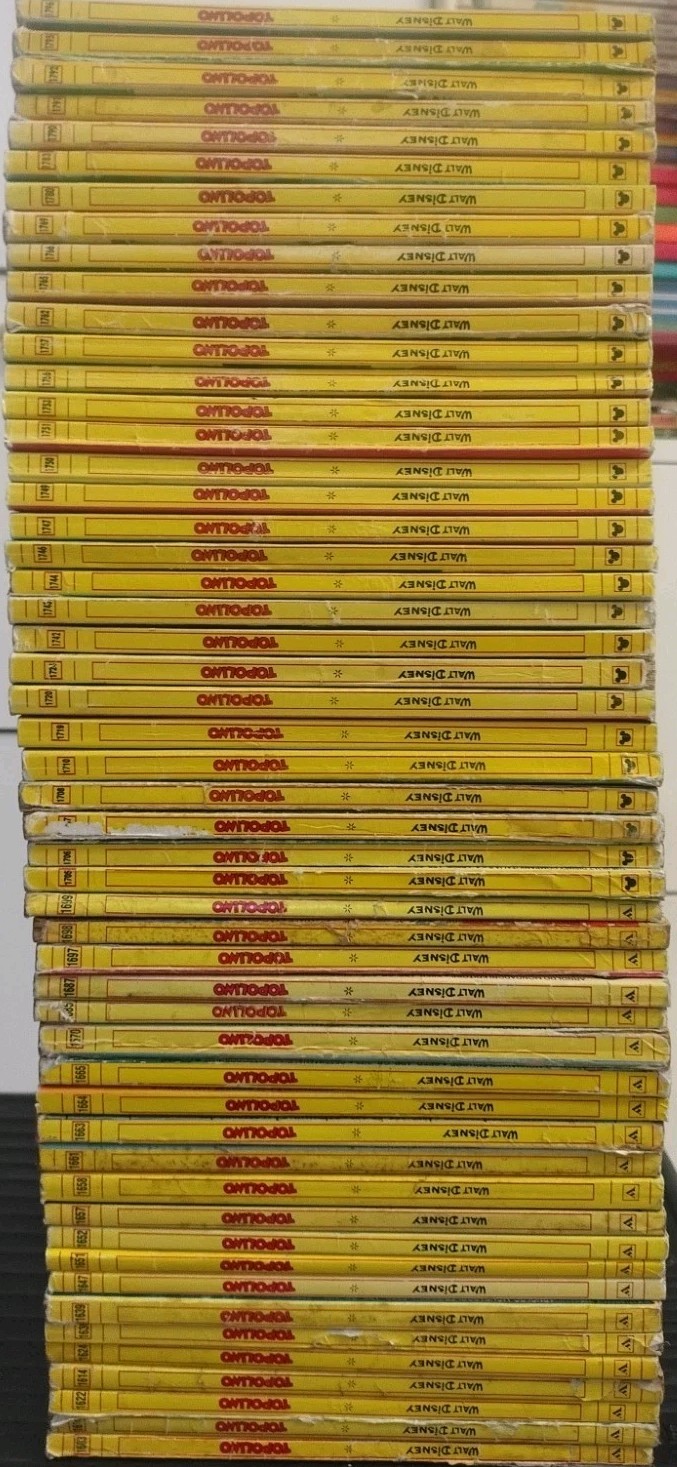 Lotto Topolino Di 52 Numeri, Serie 1600-1700. Disney 
