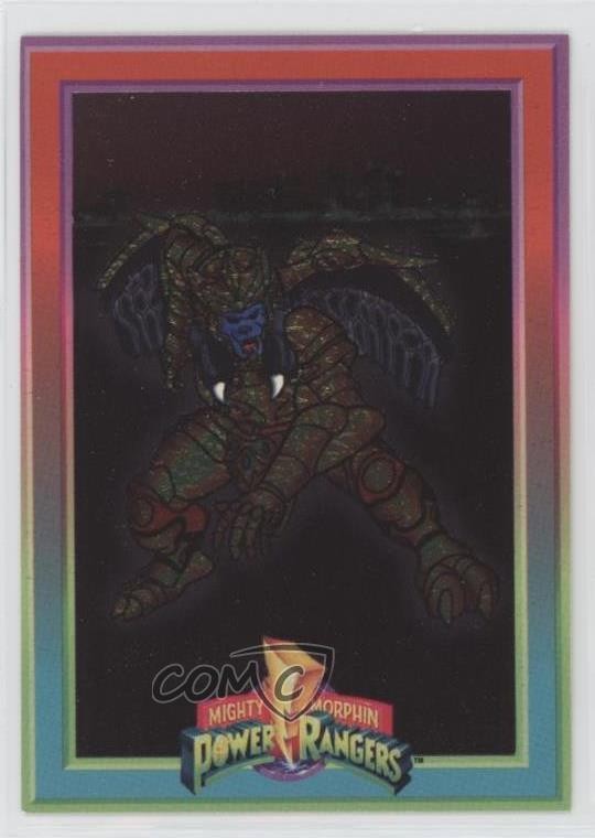 1994 Mighty Morphin Power Rangers Serie 1 Wal-Mart Foils Goldar #2 2k3