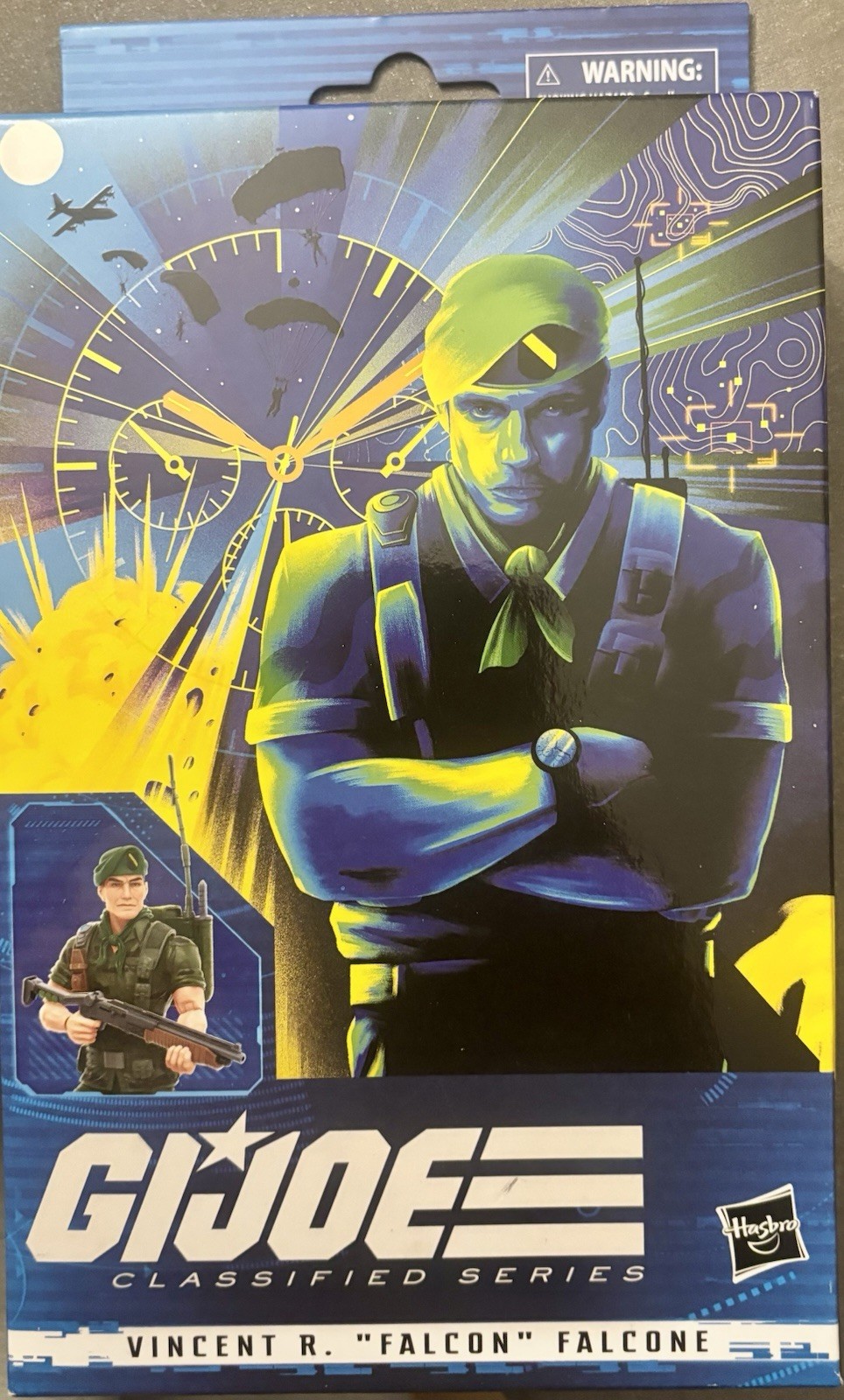 VINCENT R. “FALCON” FALCONE G.I. Joe Classified Series #64 NEW & SEALED