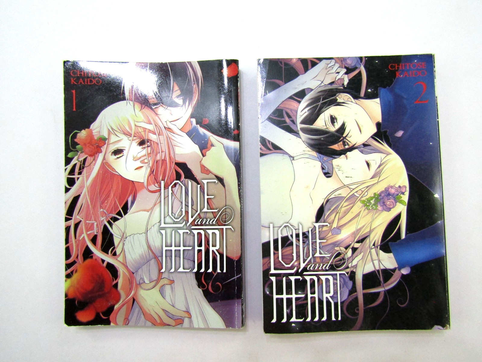 Love & Heart Manga graphic novel 1 e 2 Chitose Kaido Teen Yen Press Romance