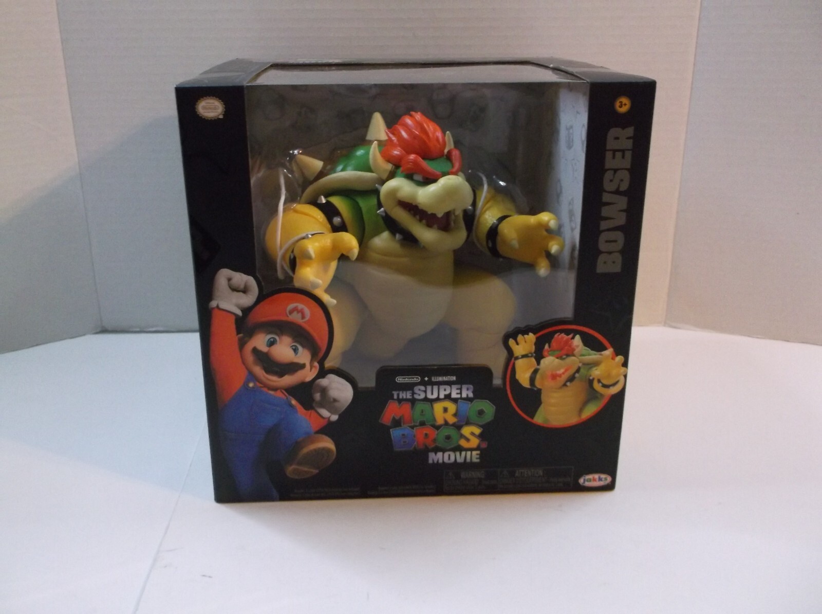 Nintendo The Super Mario Bros. Movie Bowser 7" Figure with Fire Breathing Effect