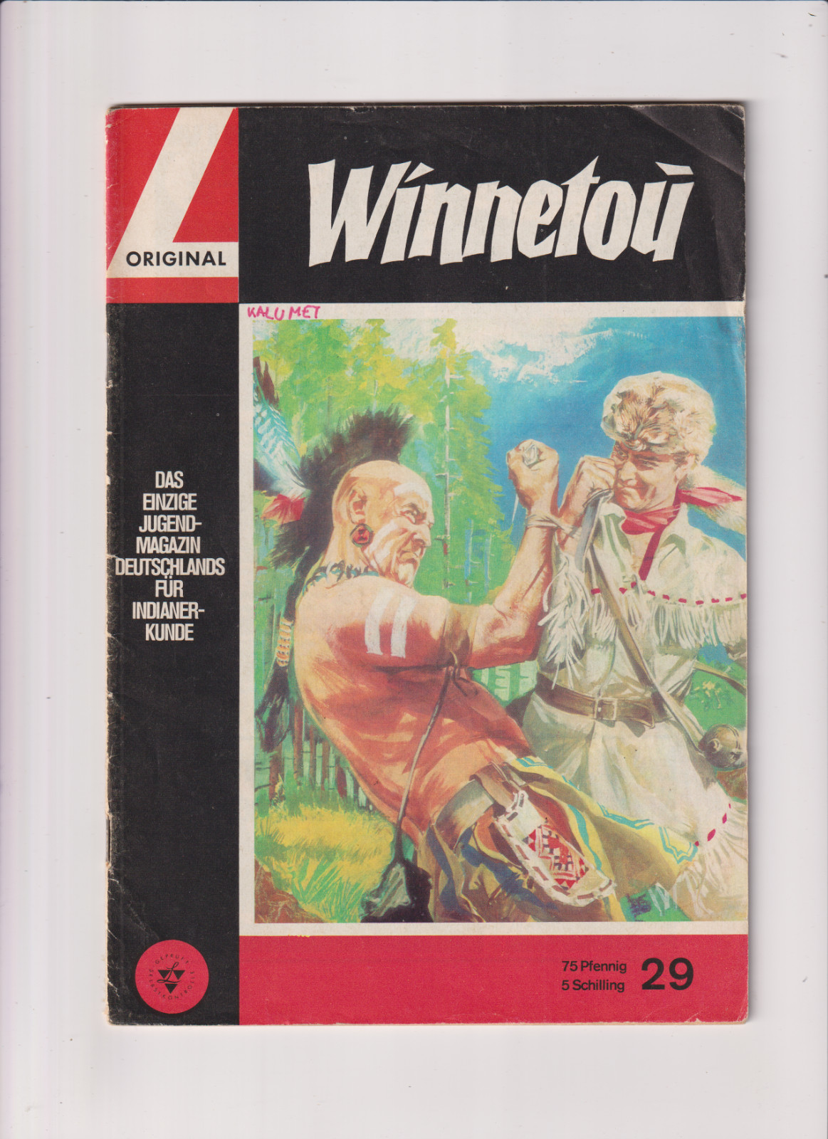 Winnetou 29 grande volume originale Lehning Editore