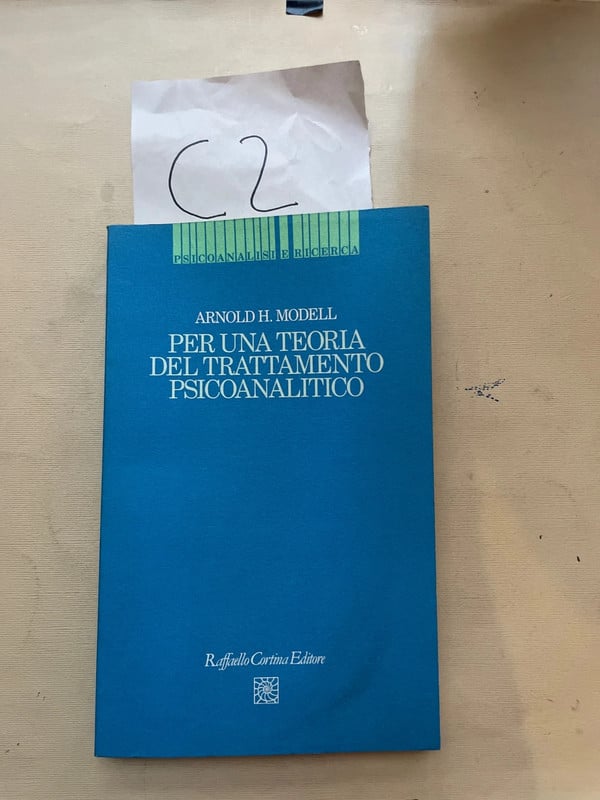Arnold H. Modell, Per una teoria del trattamento psicoanalitico, Raffaello Cortina