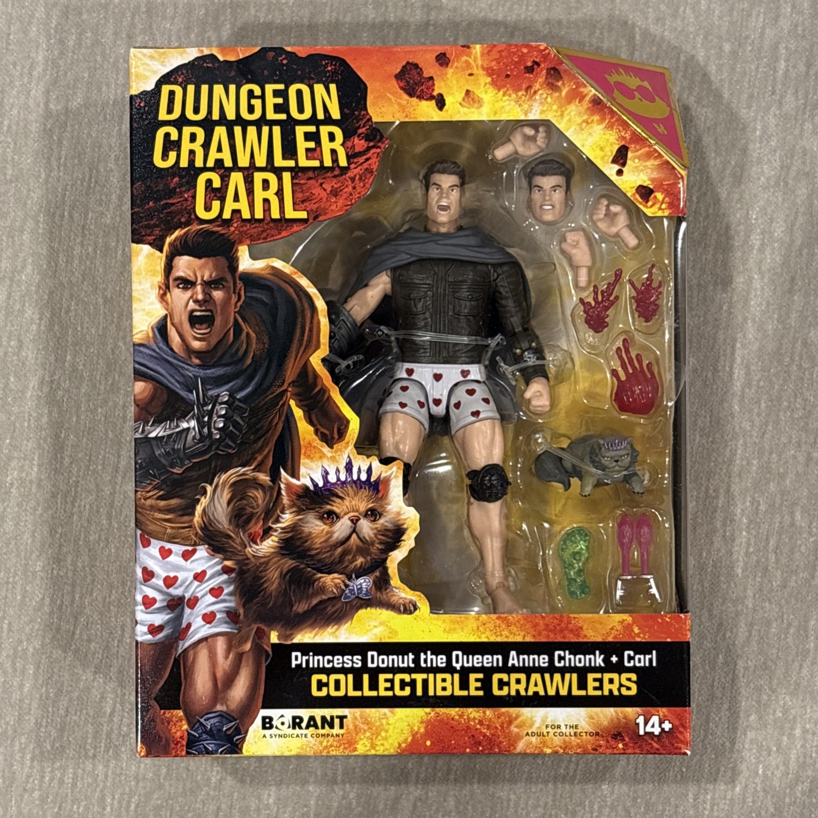 Modellino SDCC 2026 UCC Dungeon Crawler Carl con ciambella principessa nuovo con scatola