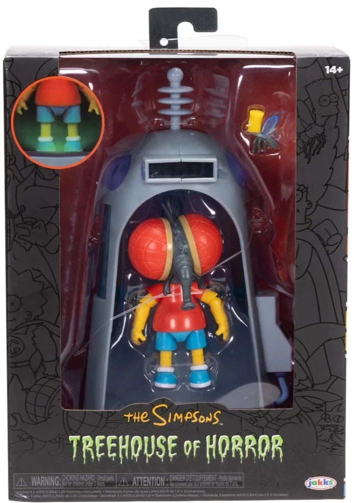 Figura The Simpsons Fly Boy Bart 5" - Casa sull'albero dell'orrore Jakks Pacific