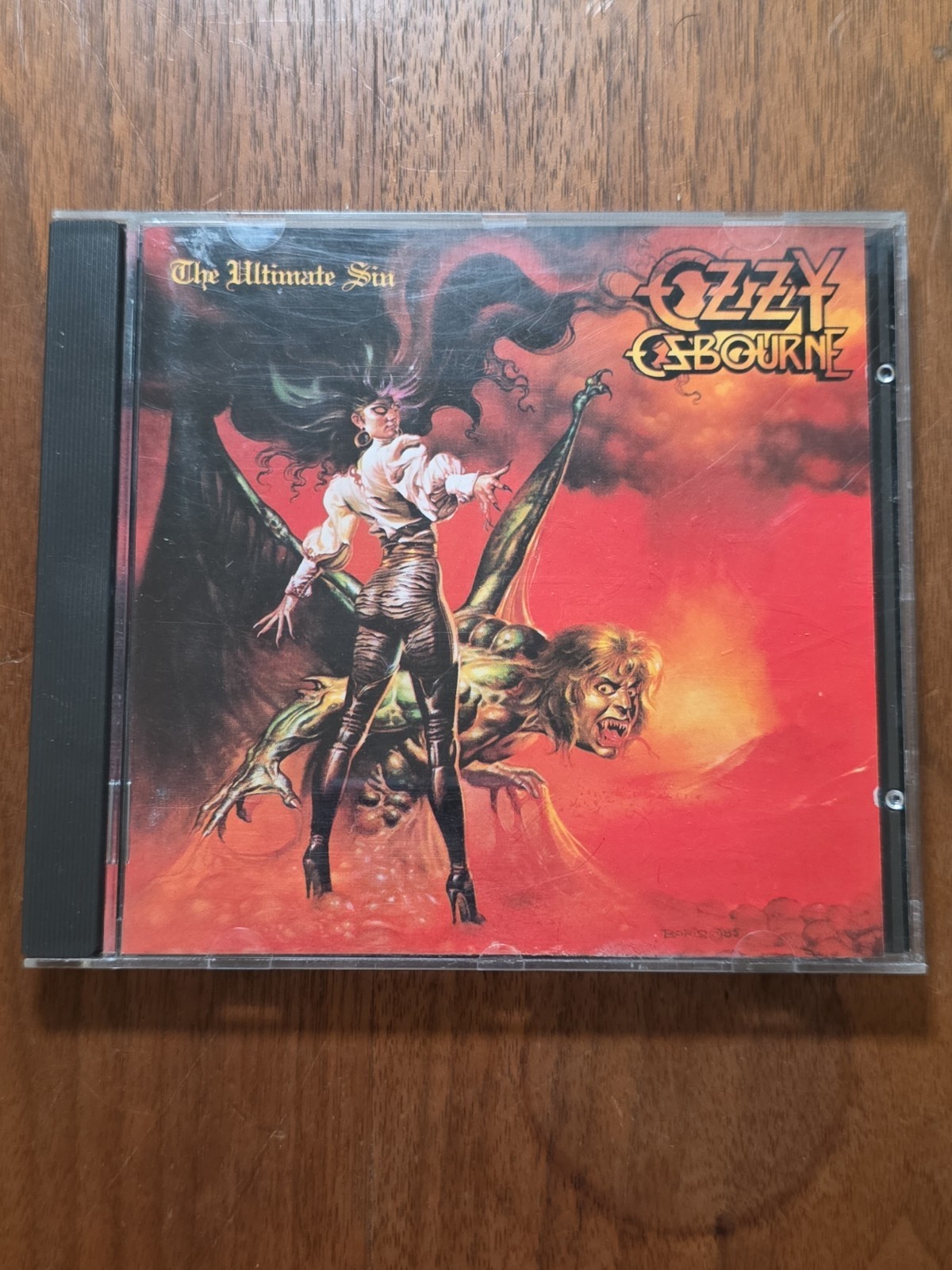 Ozzy Osbourne - The Ultimate Sin CD 1986 Metal Epic Early Japan Press Rare HTF 