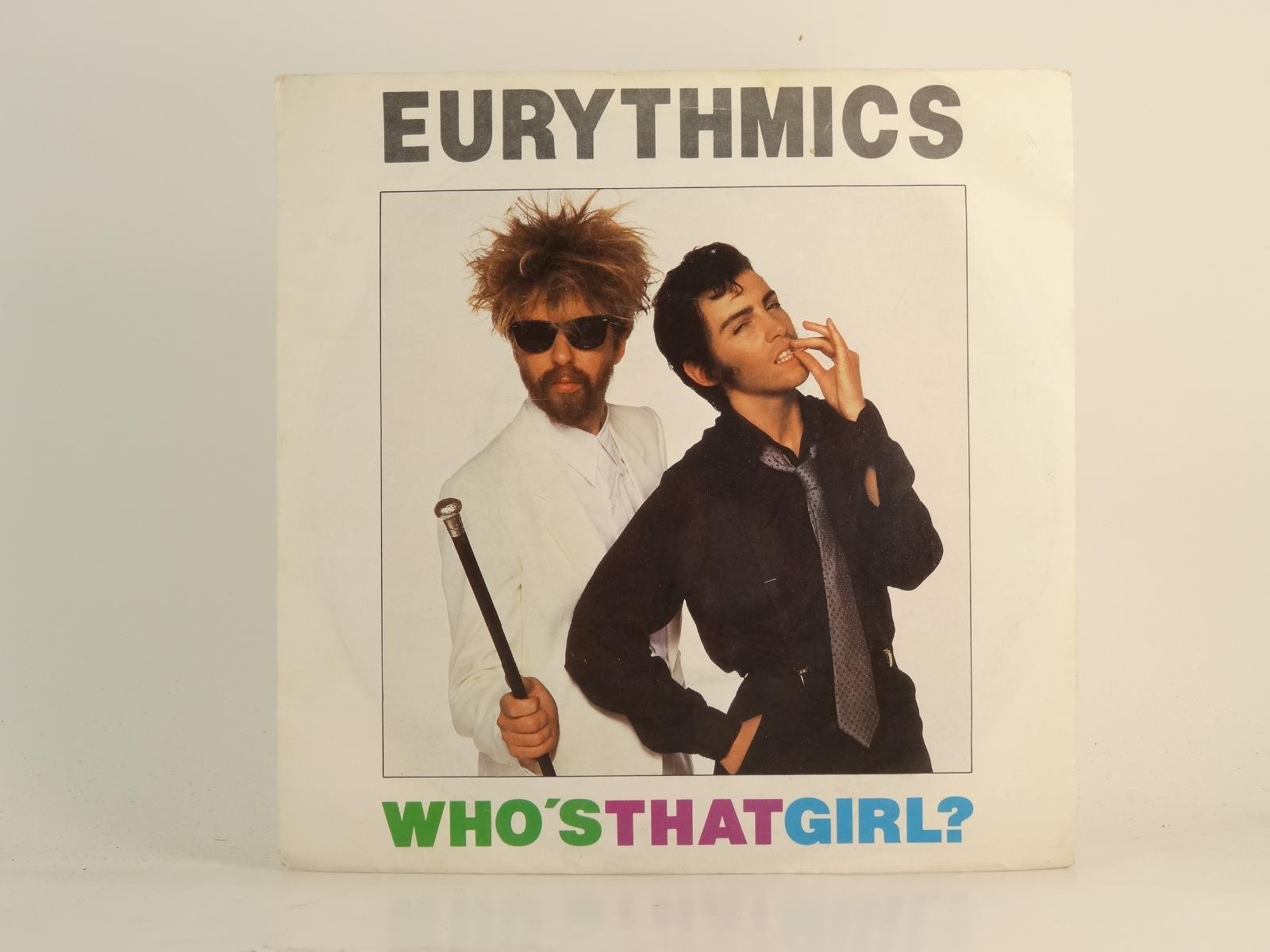 EURYTHMICS WHO'S THAT GIRL? (67) 2 Track 7" Single including Picture Sleeve RCA 