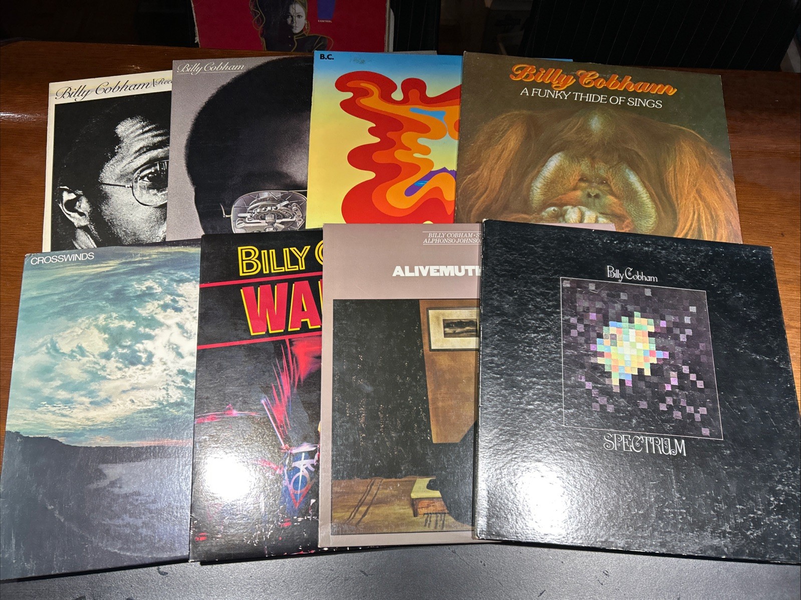 Billy Cobham 8 Vinyl LP Record Lot