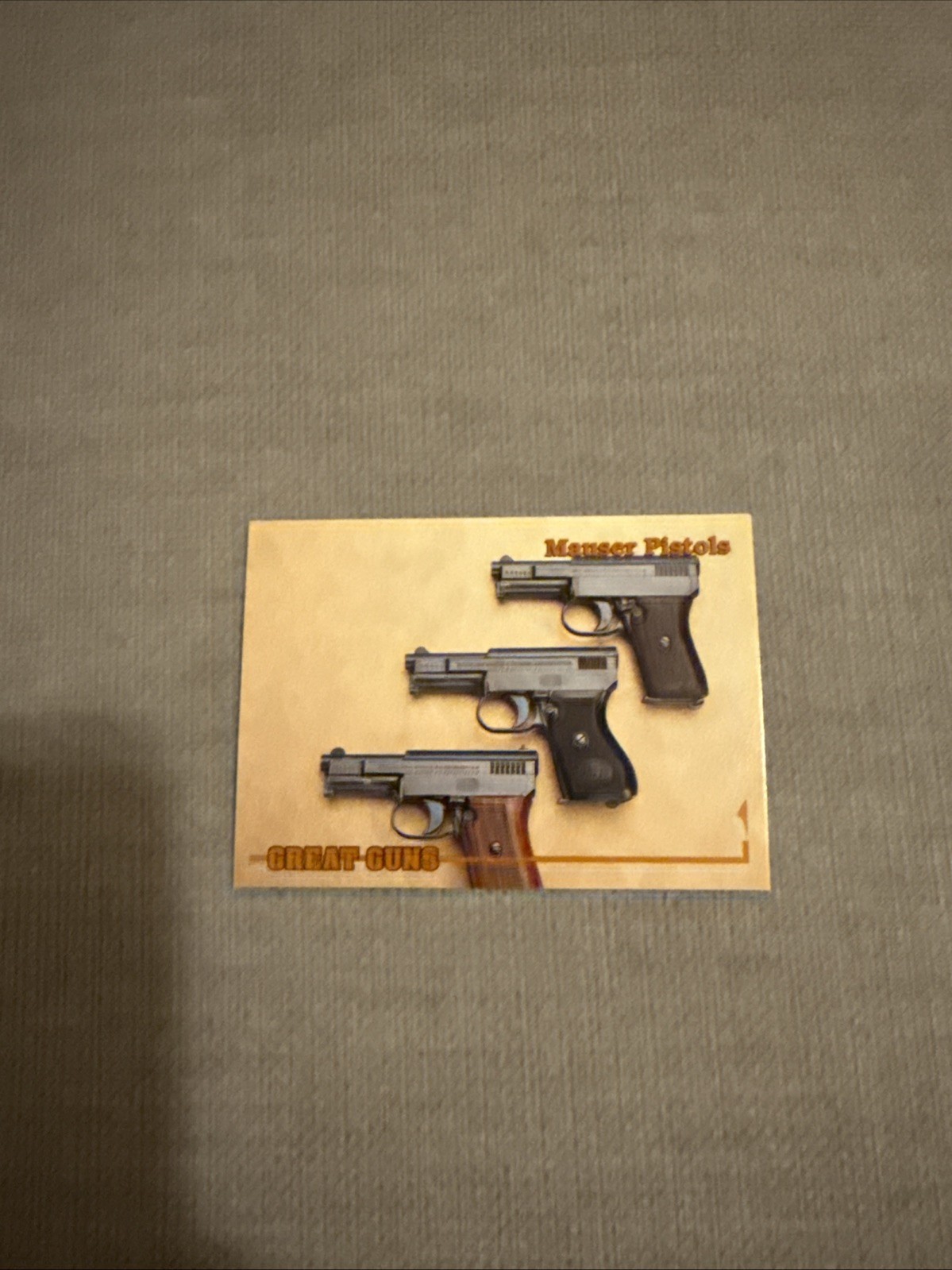 Carta Mauser Pistols 1993 Great Guns #28 (NM)